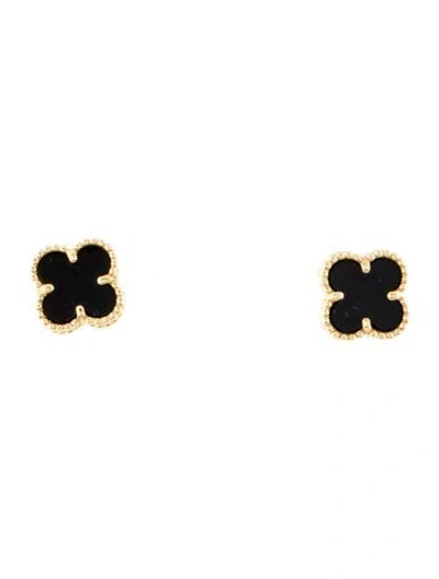 Pre-owned Van Cleef & Arpels Sweet Alhambra Earstuds In Multi
