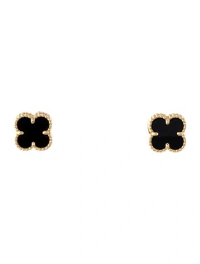 Pre-owned Van Cleef & Arpels Sweet Alhambra Earstuds In Multi