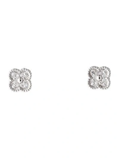 Pre-owned Van Cleef & Arpels Sweet Alhambra Earstuds In Multicolor