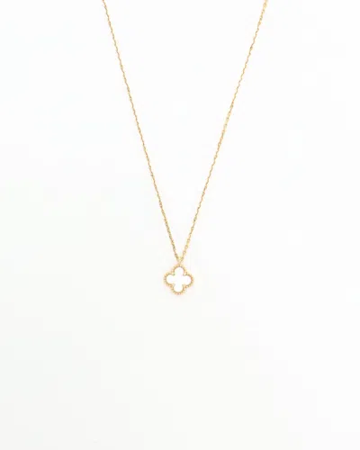 Van Cleef & Arpels Sweet Alhambra Necklace 18kt Yellow Gold, Mother-of-pearl, Full Set