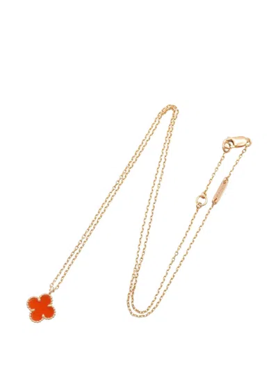 Pre-owned Van Cleef & Arpels Sweet Alhambra Necklace In Gold