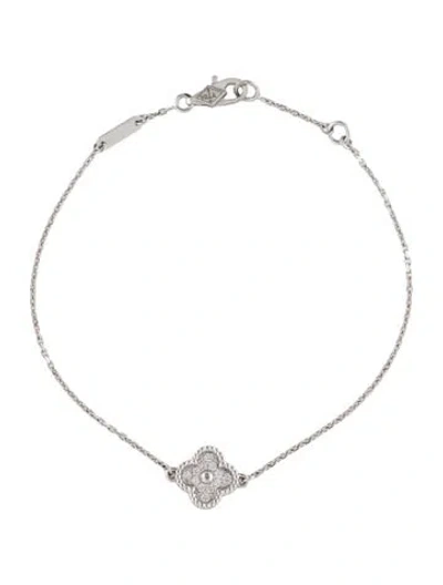 Pre-owned Van Cleef & Arpels Sweet Alhambra1 Motif Bracelet, 6.5" In Multi