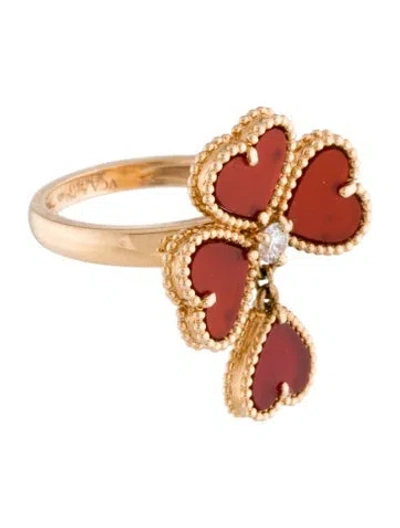 Pre-owned Van Cleef & Arpels Sweet Hearts Ring In Multi
