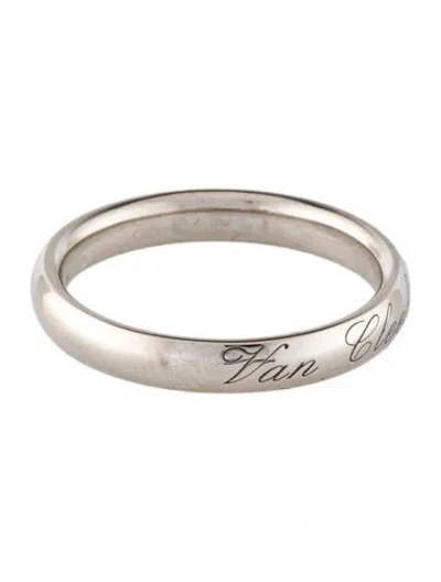 Pre-owned Van Cleef & Arpels Tendrement Signature Wedding Band In Multi