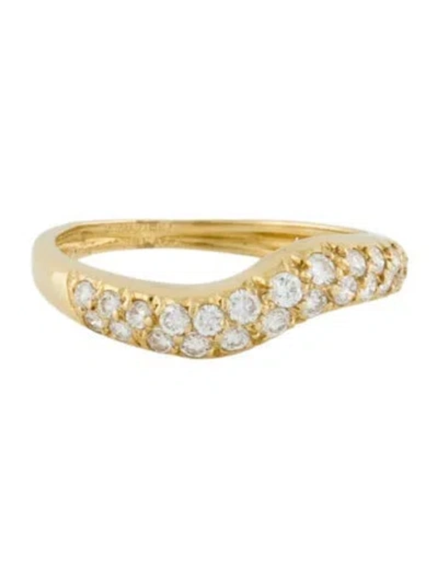 Pre-owned Van Cleef & Arpels Vintage 18k Diamond Band In Multi