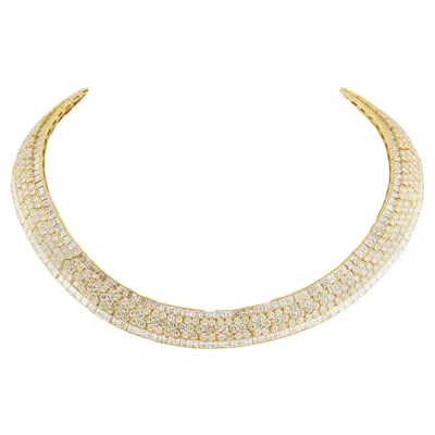 Pre-owned Van Cleef & Arpels Vintage 1980s  69.00 Carat Diamond Collar Necklace In Multi