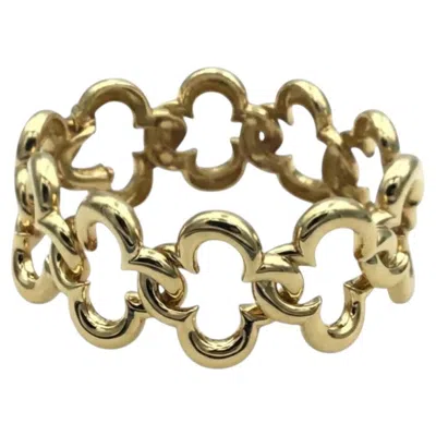 Pre-owned Van Cleef & Arpels Vintage Alhambra 18k Yellow Gold Bracelet