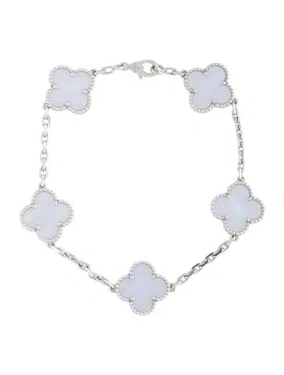 Pre-owned Van Cleef & Arpels Vintage Alhambra Bracelet, 5 Motifs In Multicolor