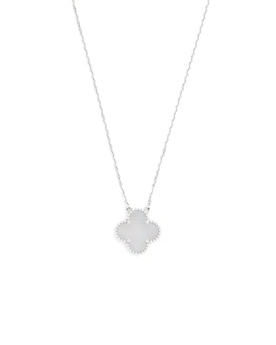 Van Cleef & Arpels Vintage Alhambra Chalcedony Necklace In Transparent