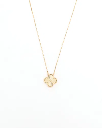 Van Cleef & Arpels Vintage Alhambra Gold Pendant