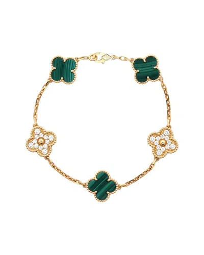 Van Cleef & Arpels Vintage Alhambra Metal Diamond (authentic Pre-loved) In Multi