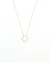 Van Cleef & Arpels Vintage Alhambra Mother-of-pearl Pendant 18kt Yellow Gold In Gold