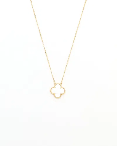 Van Cleef & Arpels Vintage Alhambra Mother-of-pearl Pendant 18kt Yellow Gold