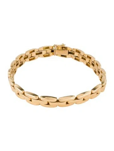 Pre-owned Van Cleef & Arpels Vintage Link Bracelet, 7" In Multi