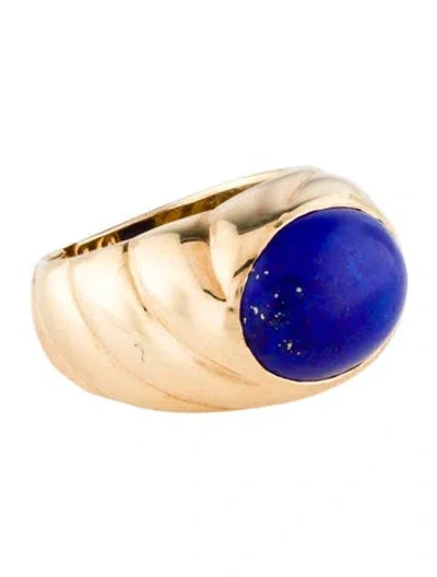 Pre-owned Van Cleef & Arpels Vintage Signet Ring In Multi