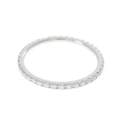 Pre-owned Van Cleef & Arpels White Gold (18k) Band Ring ()