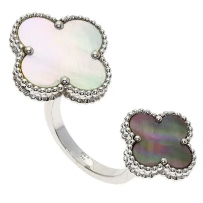 Pre-owned Van Cleef & Arpels White Gold White Gold (18k) Band Ring ()