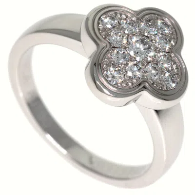 Pre-owned Van Cleef & Arpels White Gold White Gold Band Ring ()