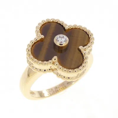 Pre-owned Van Cleef & Arpels Yellow Gold (18k) Band Ring ()