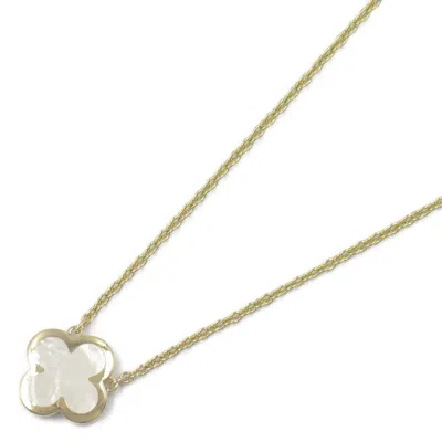 Pre-owned Van Cleef & Arpels Yellow Gold (18k) Necklace () In White