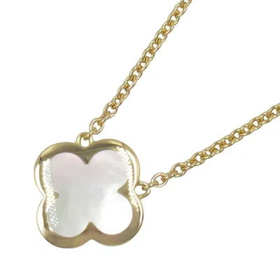 Pre-owned Van Cleef & Arpels Yellow Gold (18k) Necklace () In White