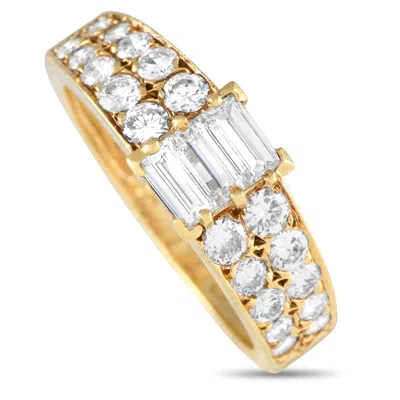 Van Cleef & Arpels 18k Yellow Gold 0.87ct Diamond Ring Vc13-051524