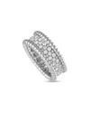 Van Cleef & Arpels 18k 1.11 Ct. Tw. Diamond Perlee Ring (authentic )