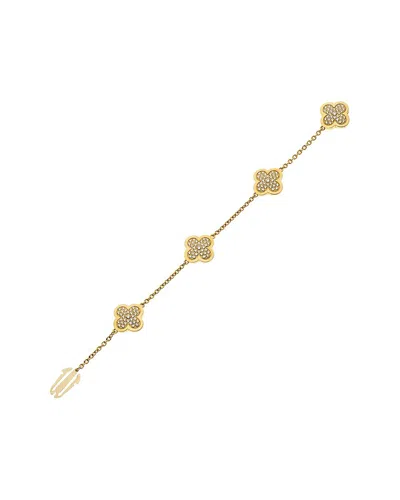 Van Cleef & Arpels 18k Diamond Bracelet (authentic ) In Gold