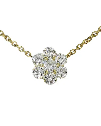 Van Cleef & Arpels 18k Diamond Necklace (authentic ) In Gold