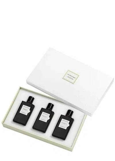 Van Cleef & Arpels Collection Extraordinaire Travel Set 3 X 45ml: Ambre Impérial, Orchid Leather, Mo In White