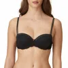 Van De Velde Margot Padded Balcony Bra In Black In Black