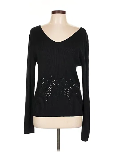 Pre-owned Van Dos Pullover Sweater In Black