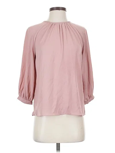 Pre-owned Van Heusen 3/4 Sleeve Blouse In Pink