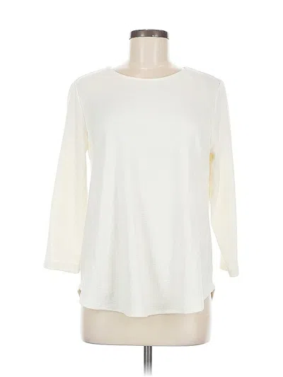 Pre-owned Van Heusen 3/4 Sleeve T-shirt In White