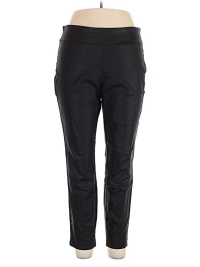 Pre-owned Van Heusen Active Pants In Black