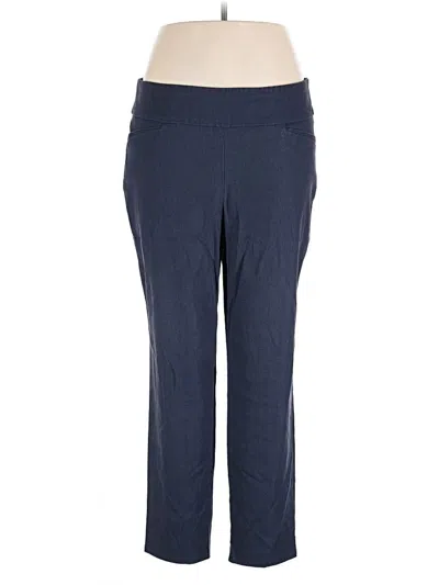 Pre-owned Van Heusen Active Pants In Blue