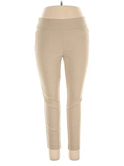 Pre-owned Van Heusen Active Pants In Brown