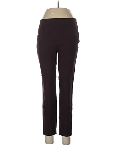 Pre-owned Van Heusen Active Pants In Burgundy