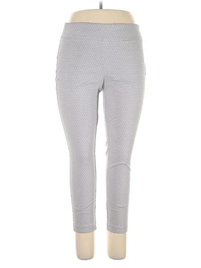 Pre-owned Van Heusen Active Pants In Gray