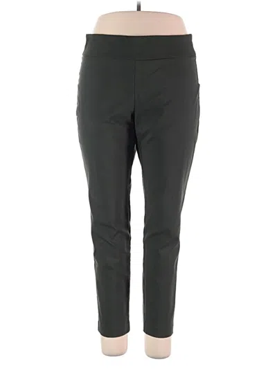 Pre-owned Van Heusen Active Pants In Green