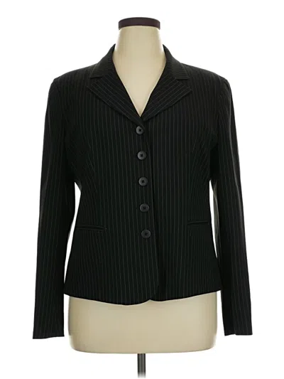 Pre-owned Van Heusen Blazer Jacket In Black