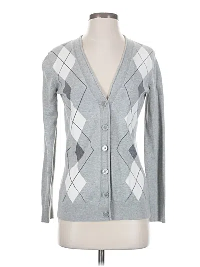 Pre-owned Van Heusen Cardigan Sweater In Gray