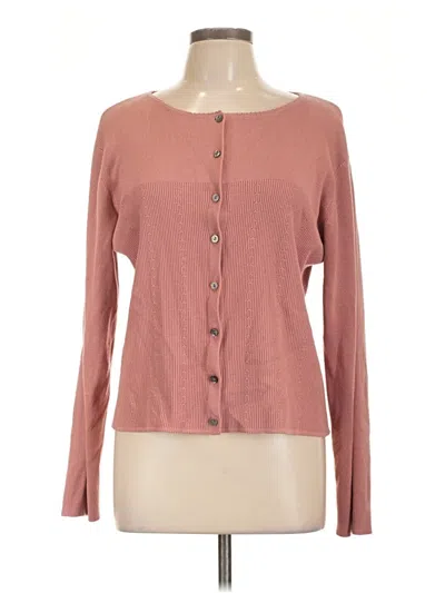 Pre-owned Van Heusen Cardigan Sweater In Pink
