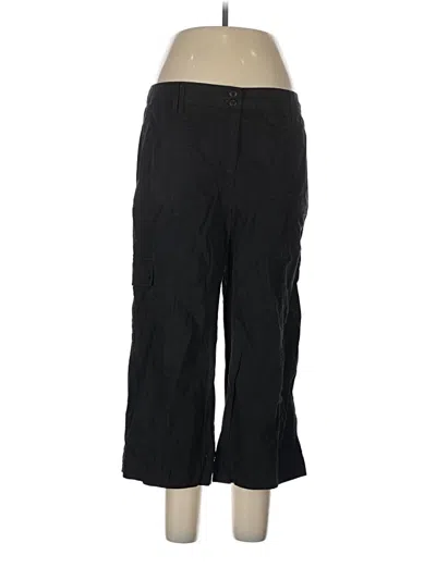 Pre-owned Van Heusen Cargo Pants In Black