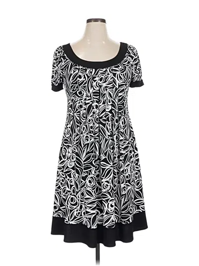 Pre-owned Van Heusen Casual Dress In Black