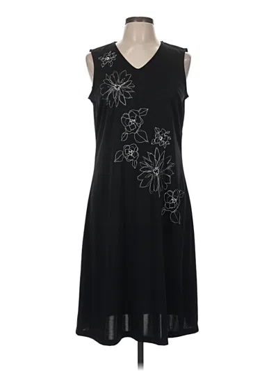 Pre-owned Van Heusen Casual Dress In Black