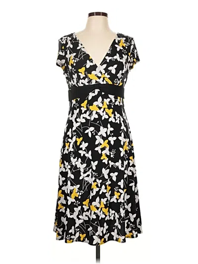 Pre-owned Van Heusen Casual Dress In Black