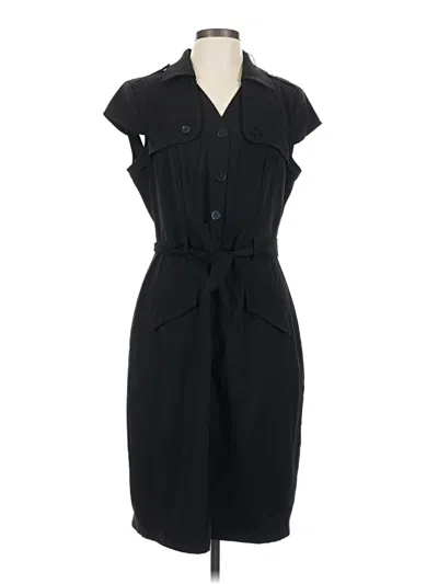 Pre-owned Van Heusen Casual Dress In Black