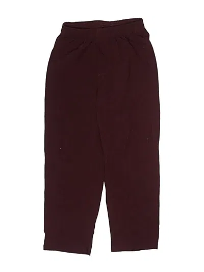 Pre-owned Van Heusen Kids' Casual Pants In Burgundy