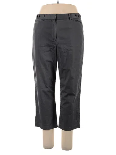 Pre-owned Van Heusen Casual Pants In Gray